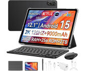 Gaming-Tablet, 12 Zoll, Bildschirmauflösungen 2.000 x 1.200 Pixel, Android 15, microSD, 16 MP