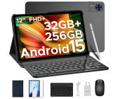 Gaming-Tablet, 12 Zoll, Bildschirmauflösungen 2.000 x 1.200 Pixel, 8 GB RAM, 256 GB, Android 15, microSDHC, 13 MP