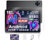 Gaming-Tablet, 11 Zoll, Bildschirmauflösungen 1.280 x 800 Pixel, 6 GB RAM, 256 GB, Android 15, microSDHC, 13 MP, Akkulaufzeit 9 h