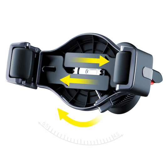 3mk Memo Hug Autotelefonhalter für Lüftungsschlitze – Schwarz