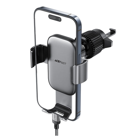Acefast D38 Schwerkraft-Autohalterung für Lüftungsschlitze – schwarz