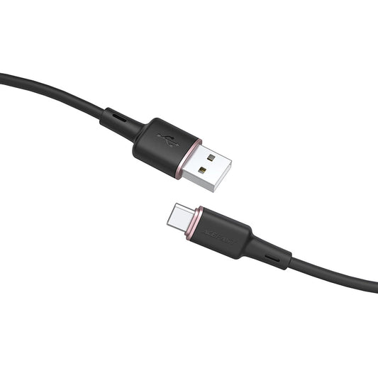 Acefast USB-Kabel - USB Typ C 1,2 m, 3 A schwarz (C2-04 schwarz)