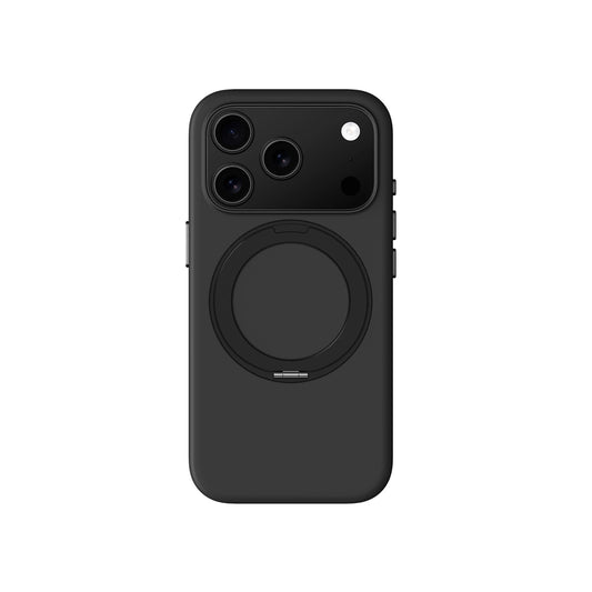 AmazingThing Cloudie iPhone 17 Pro Hülle mit Ständer - Schwarz