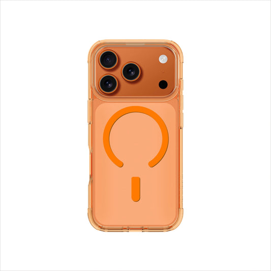 AmazingThing Minimalistische Hülle für iPhone 17 Pro, kompatibel mit MagSafe – Orange