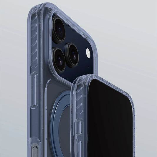 AmazingThing Titan Pro MagSpin Hülle für iPhone 17 Pro, kompatibel mit MagSafe, Blau