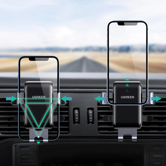 Autotelefonhalter - rundes Gitter Ugreen LP274 - grau