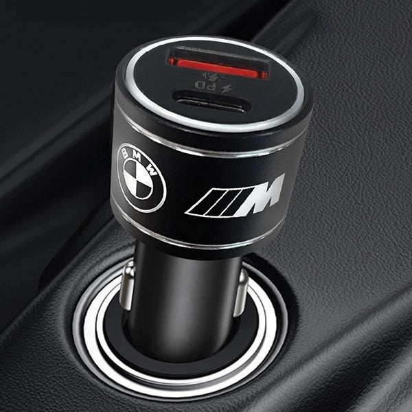 BMW Ladegerät BMCCMUSBCK PD-QC 3.0 20W Fast Charge schwarz/schwarz M Edition