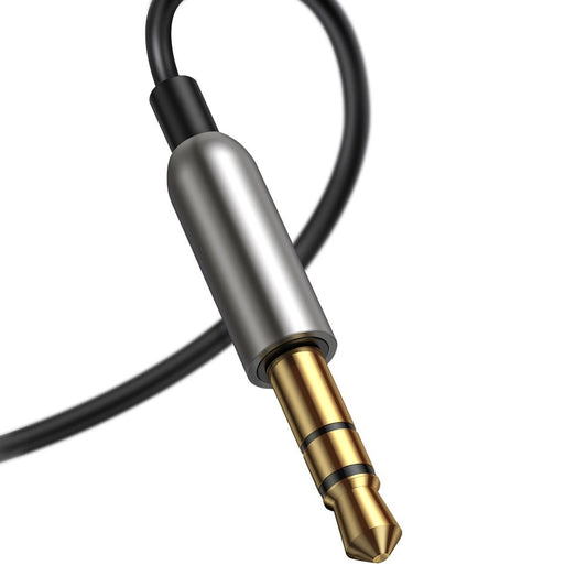 Baseus BA01 Bluetooth 5.0 Audioempfängerkabel AUX-Klinke Audioadapter schwarz (CABA01-01)