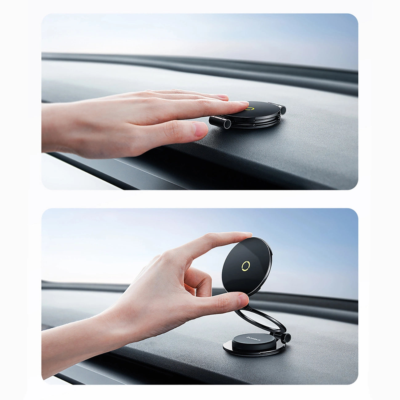 Baseus BS-CW06 MagPro II Handyhalterung mit MagSafe für Armaturenbrett - Schwarz