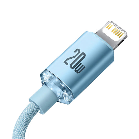 Baseus CAJY001303 Lightning – USB-C PD-Kabel 20 W 480 Mbit/s 1,2 m – blau