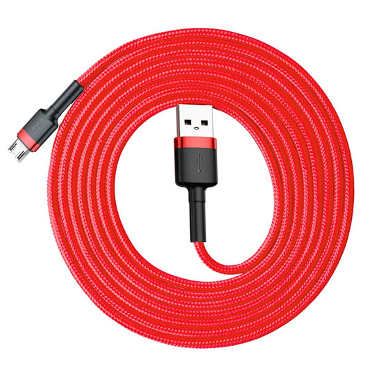 Baseus Cafule Kabel CAMKLF-C09 USB-A / Micro USB 1,5A 2 m - rot
