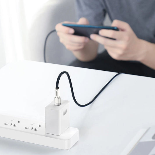 Baseus Cafule Series Metal Data USB-C / USB-C PD QC SCP 100W 5A 2 m Kabel - Schwarz