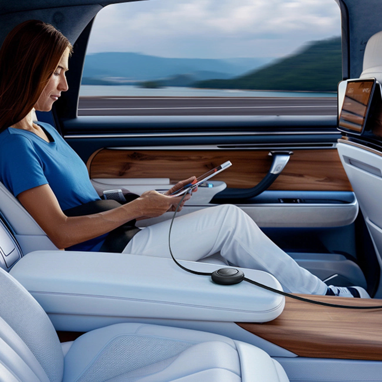 Baseus Free2Pull Mini 100W Einziehbares USB-C-Kabel – USB-C 2 m – Schwarz