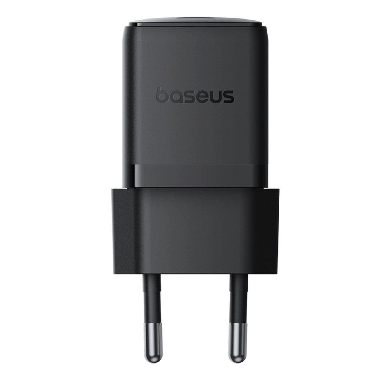 Baseus Palm 1C 20W Wandladegerät (mit Baseus Mini White USB-C 60W (20V/3A) 1m Kabel) - Schwarz