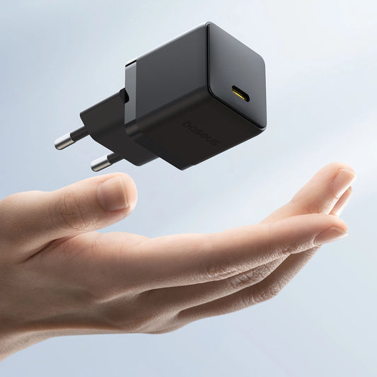 Baseus Palm 20W USB-C Wandladegerät - Schwarz