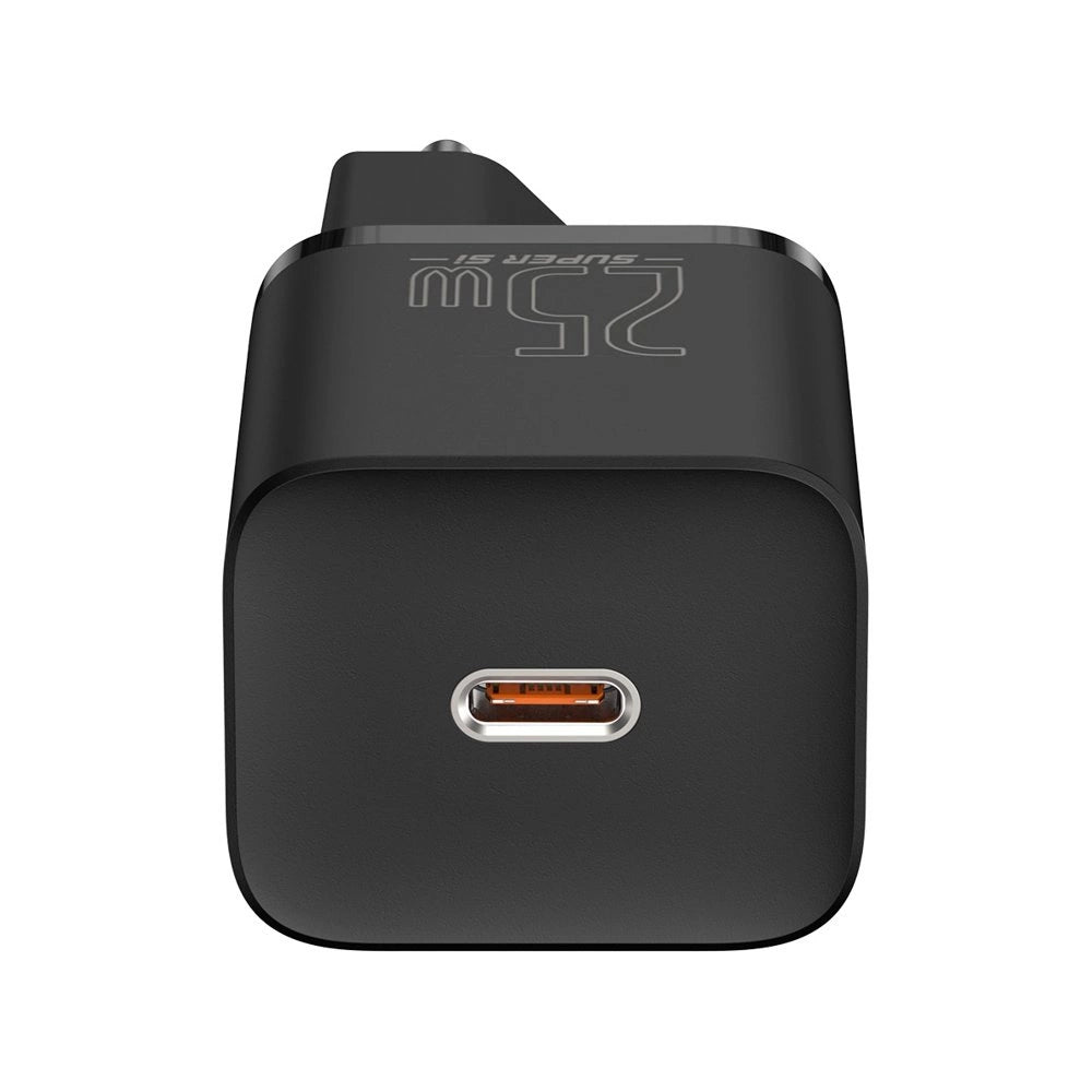 Baseus Super Si 1C Schnellladegerät USB Typ C 25W Power Delivery Quick Charge schwarz (CCSP020101)