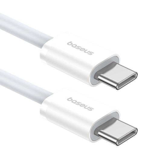 Baseus Superior Series II USB-C – USB-C 30 W 480 Mbit/s Kabel 1 m – Weiß