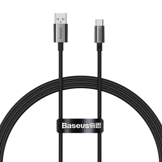 Baseus Superior Series USB-A/USB-C-Kabel 100 W 1 m – schwarz