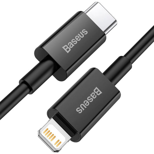 Baseus Superior Series USB-C / Lightning PD 20W 1 m Kabel - Schwarz