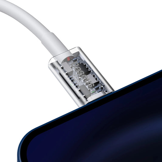 Baseus Superior Series USB-C / Lightning PD 20W 2 m Kabel - Weiß