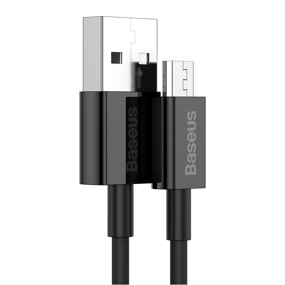 Baseus Superior USB-A / Micro-USB 2A-Kabel 1 m – schwarz