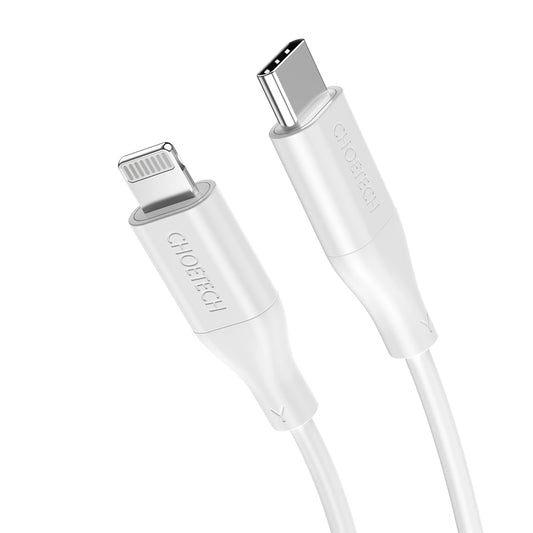 Choetech IP0040 USB-C / Lightning MFi PD 30W 1,2m Kabel - Weiß