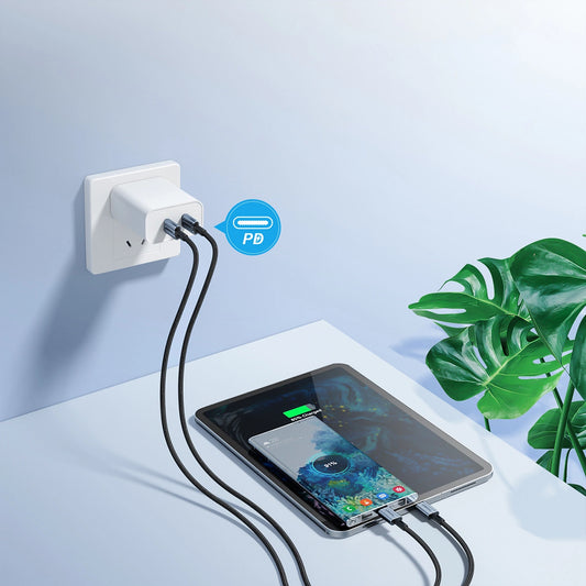 Choetech XCC-1014 USB-C / USB-C PD 60W Kabel – grau