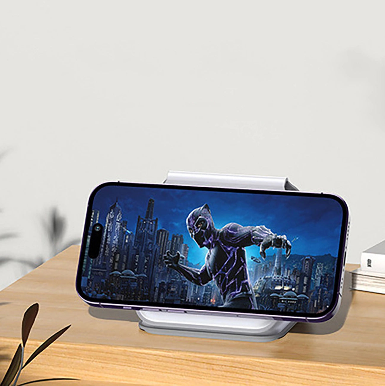 Dudao A11N 15W 3in1 induktives Ladegerät - Weiß + USB-C / USB-C-Kabel