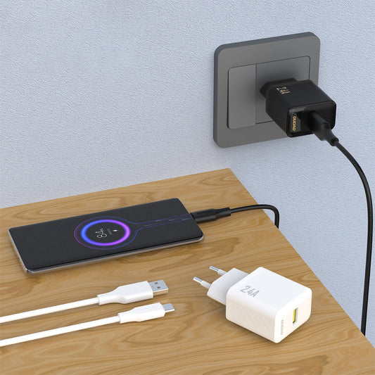 Dudao A23 2.4A USB-A Ladegerät - Weiß