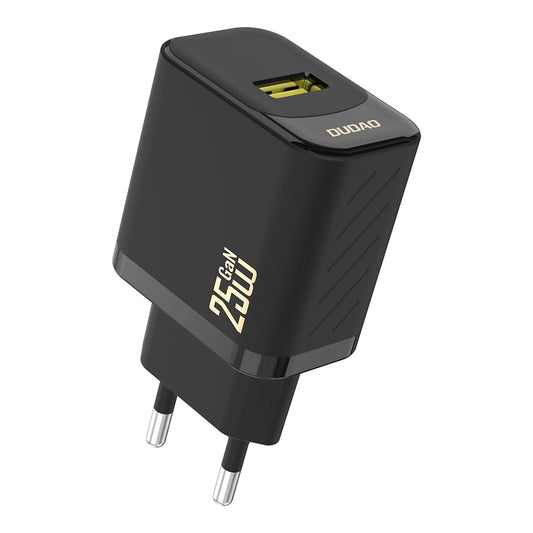 Dudao A27S 25W GaN USB-A Ladegerät - Schwarz