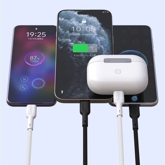 Dudao L9C 65W USB-C - USB-C Kabel 1m - Weiß