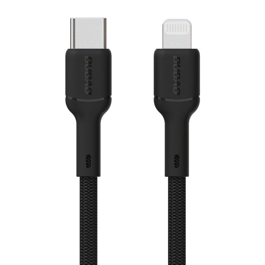 Dudao L9X 30W USB-C - Lightning Kabel 1m - Schwarz