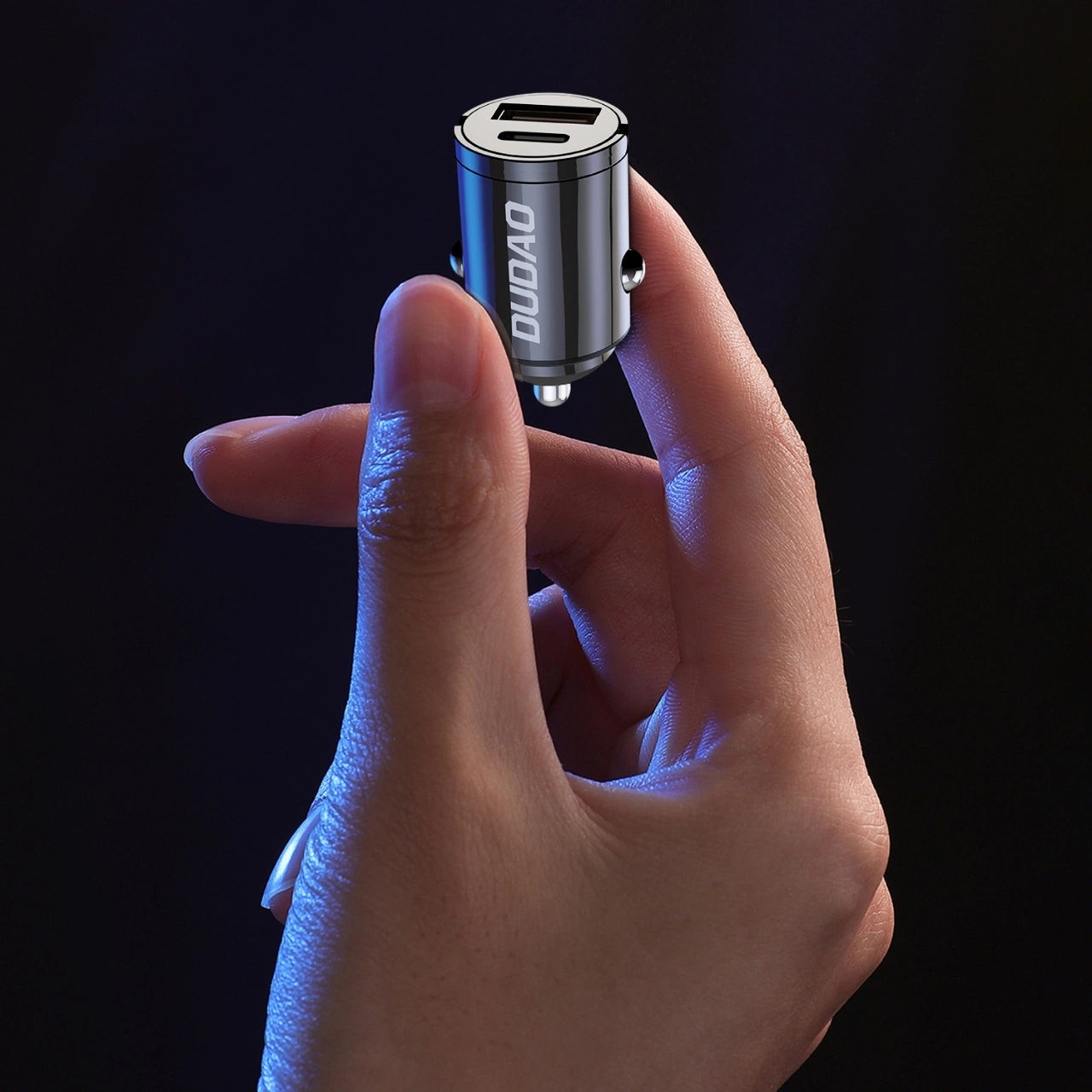 Dudao R3MAX 48W QC PD Mini-Autoladegerät - Schwarz