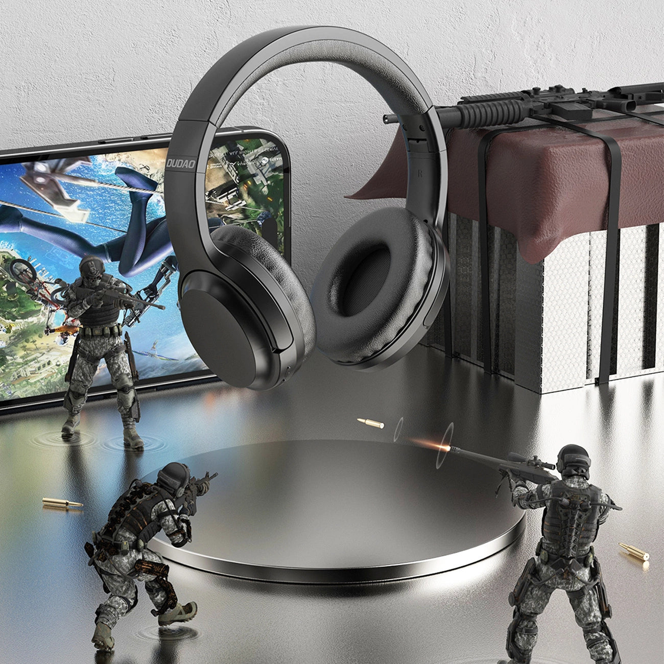 Dudao X22Pro kabellose On-Ear-Bluetooth 5.3-Kopfhörer – Schwarz