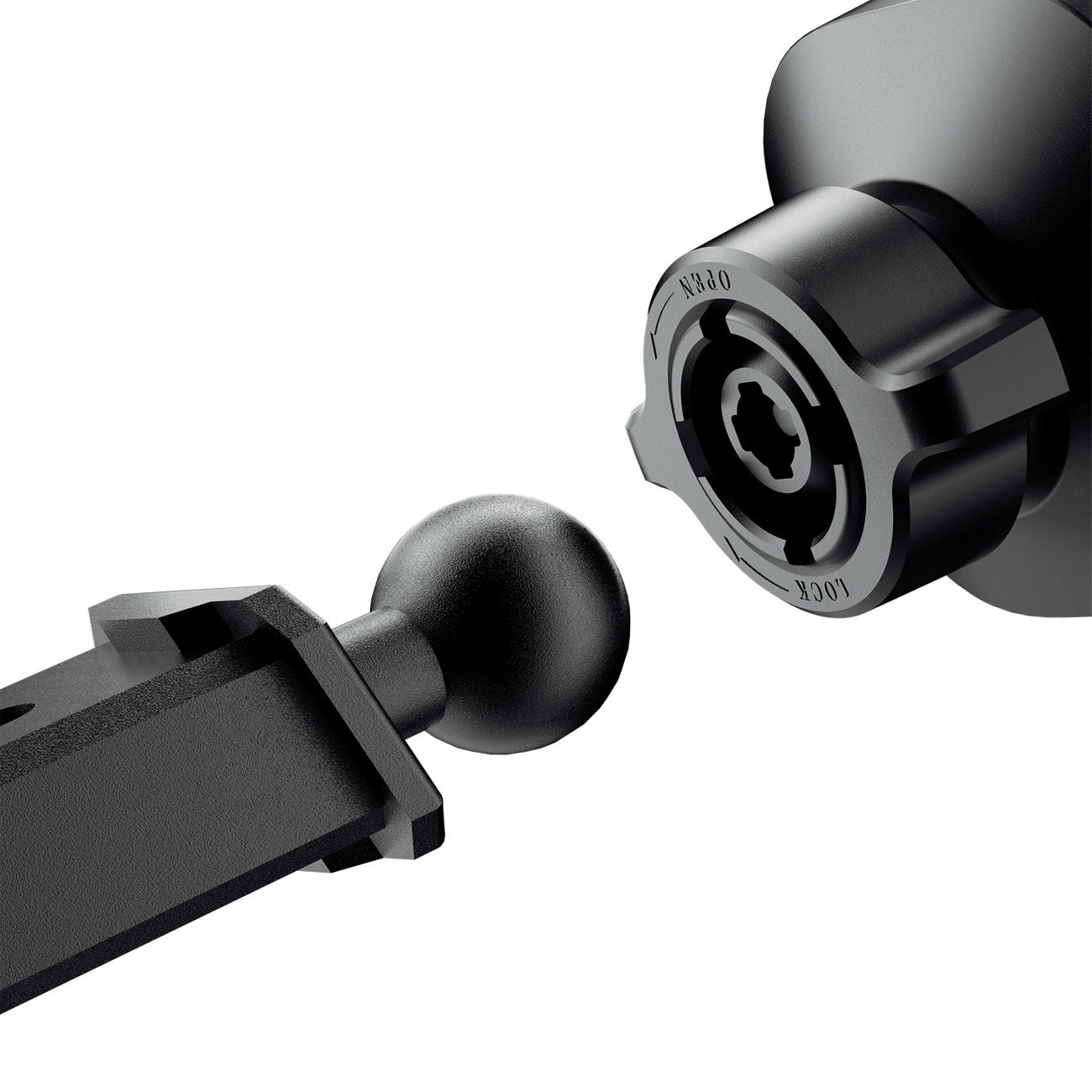 Dudao magnetischer Autotelefonhalter mit Teleskoparm schwarz (F6Max)