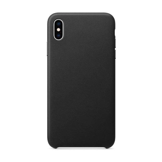 ECO Leather Öko-Leder case schutzhülle hülle für iPhone 12 Pro Max schwarz