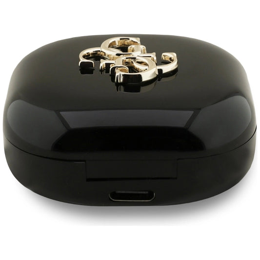 Guess 4G Metal Logo TWS kabellose Kopfhörer – Schwarz