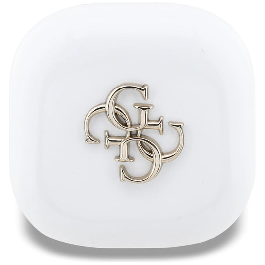 Guess 4G Metal Logo TWS kabellose Kopfhörer – weiß