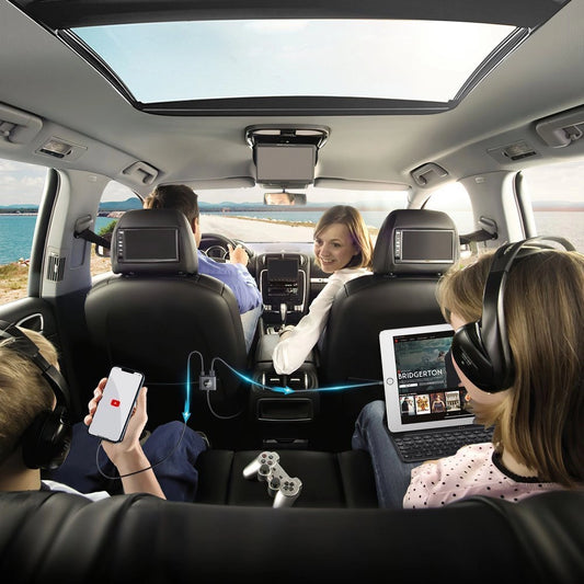 Joyroom Autoladegerät 2xPD + 2xQC3.0 72W 1,5m schwarz (JR-CL05)