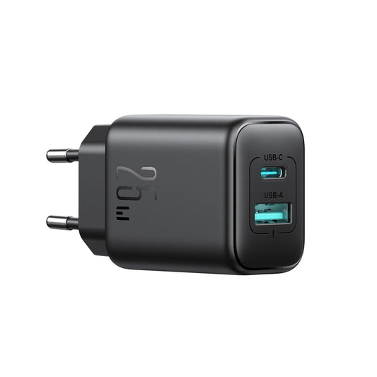 Joyroom JR-TCF13 Netzwerkladegerät USB-C / USB-A 25W SFC / PPS / PD - Schwarz