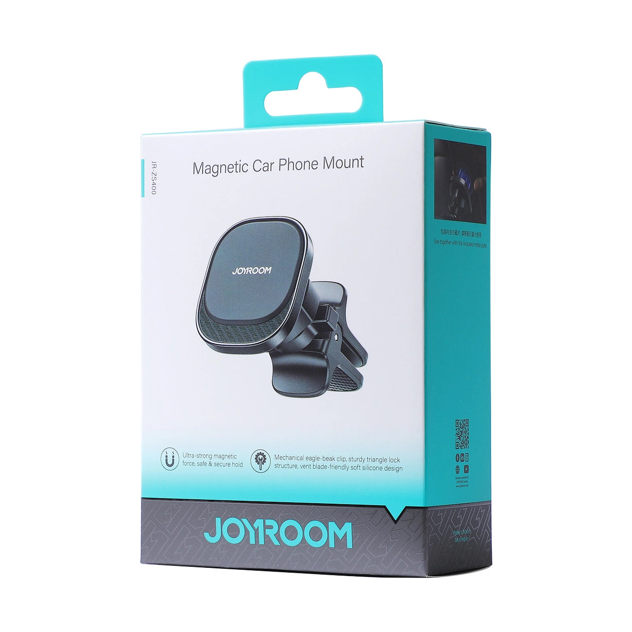 Joyroom JR-ZS400 magnetische Autotelefonhalterung für Lüftungsschlitze – schwarz