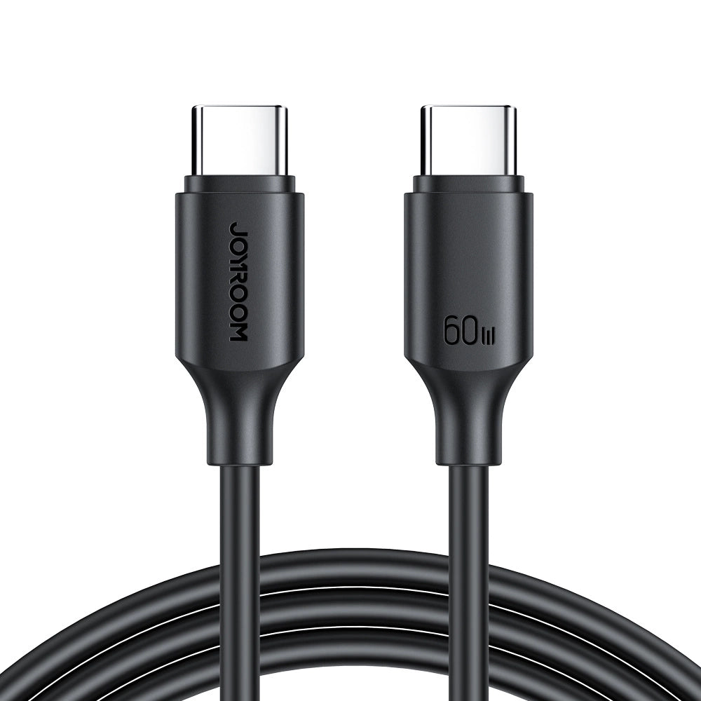 Joyroom Long-Lasting Series A9 USB-C / USB-C PD QC-Kabel 60W 3A 1m - Schwarz