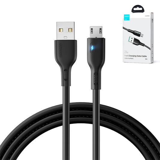 Joyroom Premium Series A13 USB-A / Micro-USB 2,4A-Kabel 2 m – Schwarz