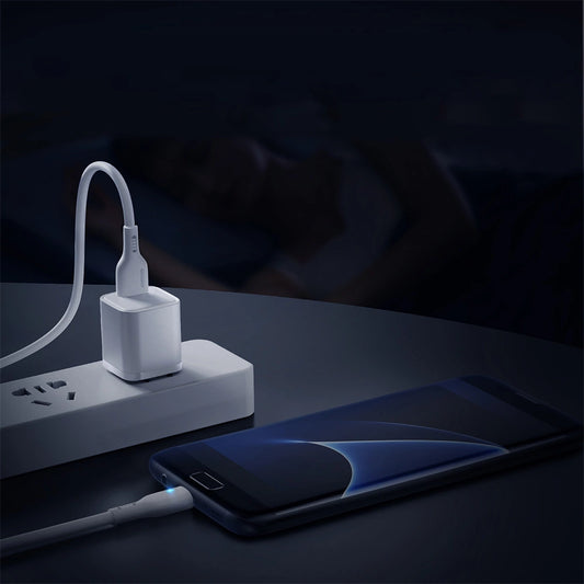 Joyroom Premium Series A13 USB-A / Micro-USB 2,4A-Kabel 2 m – weiß