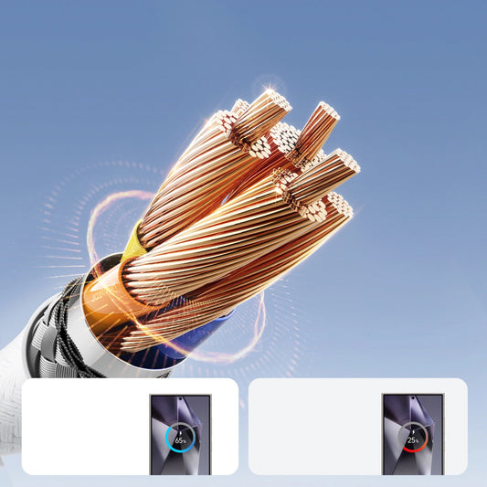 Joyroom S-A28 Flash Series 3A USB-A - USB-C Kabel 1m - Weiß