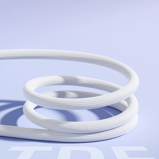 Joyroom S-A42 Crystal-Clear Series 60W USB-C – USB-C-Kabel 1,2 m – Weiß