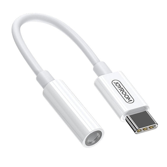 Joyroom SH-C1 Kopfhörer-Miniklinke 3,5 mm (weiblich) / USB-C (männlich) Adapter - weiß