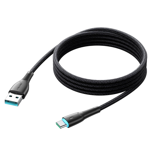 Joyroom Starry Series SA32-AC3 3A USB-A/USB-C-Kabel 1 m – schwarz
