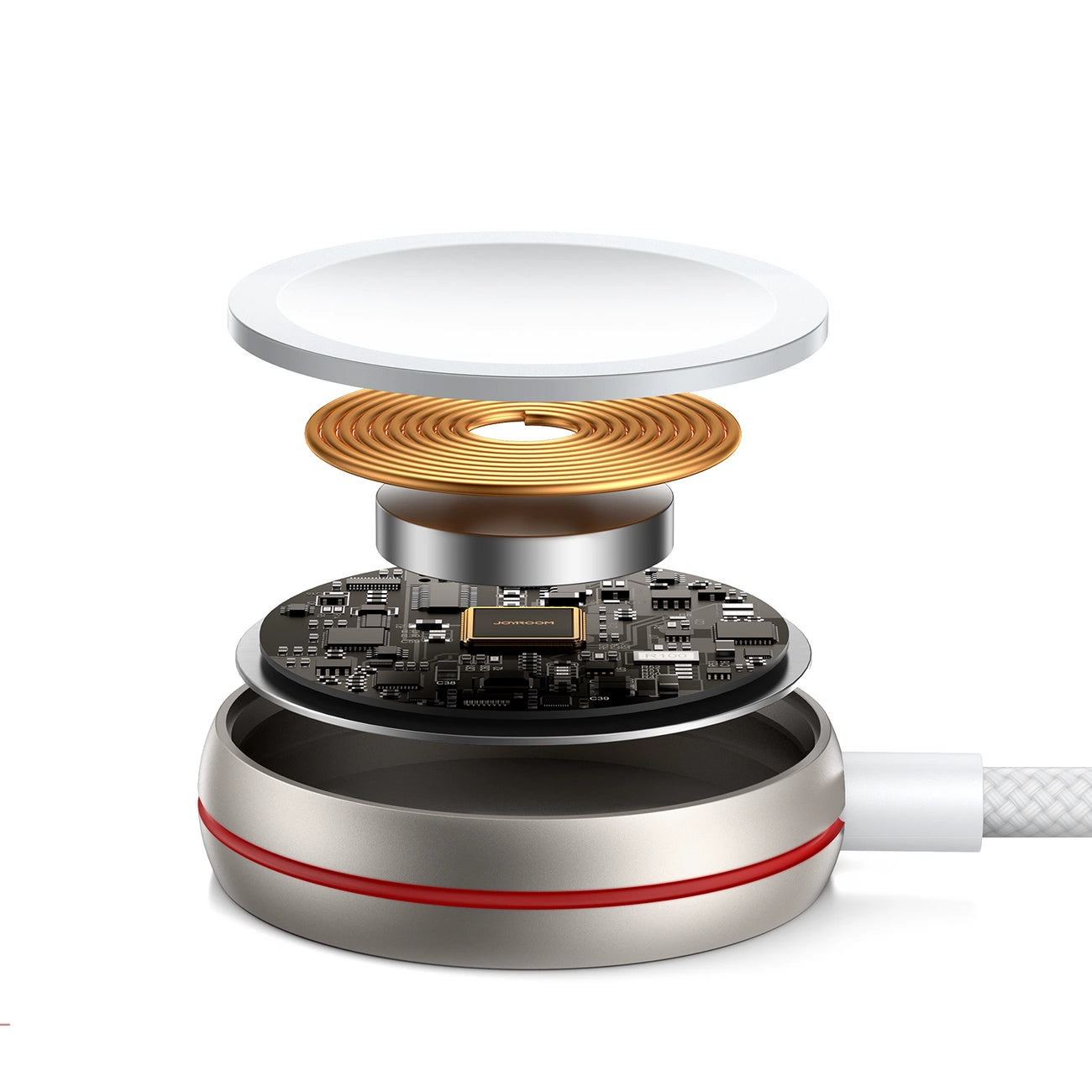 Joyroom induktives Ladegerät für Apple Watch 1,2 m weiß (S-IW011)