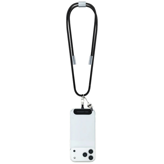 Karl Lagerfeld CBDY Ikonik Charm USB-C-Kabel / USB-C-Lanyard – Schwarz
